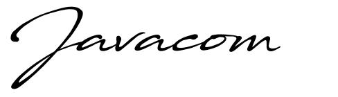 Javacom шрифт
