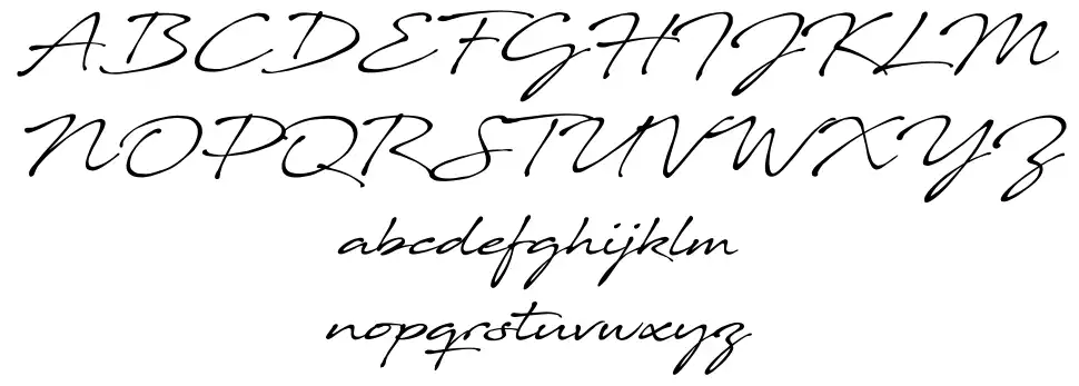 Javacom font specimens