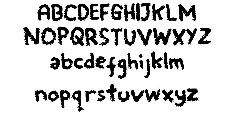 Javama font specimens