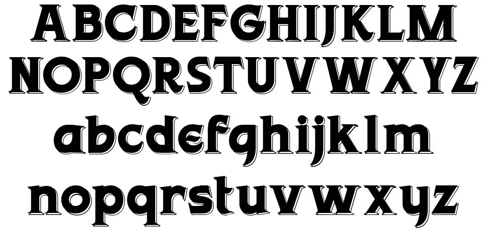 Javanica font specimens
