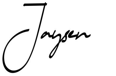 Jaysen font