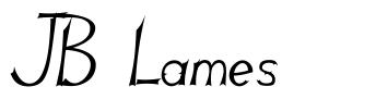 JB Lames шрифт