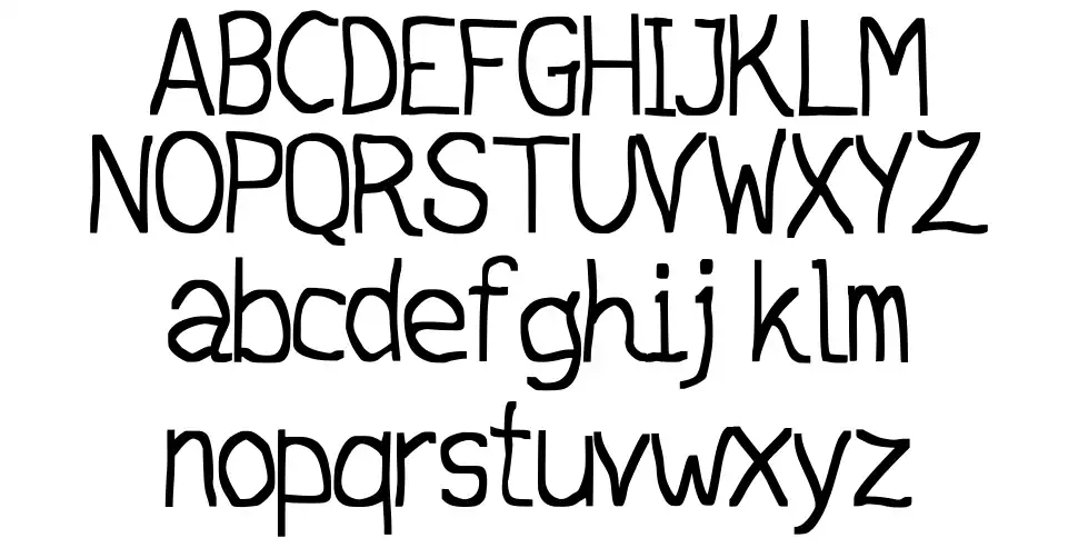 JD Daringfont specimens
