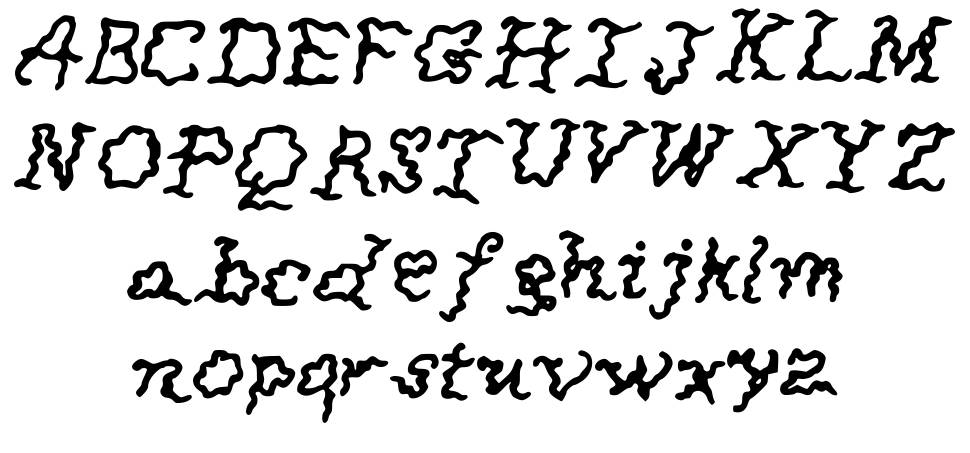 JD Lucrezia písmo Exempláře