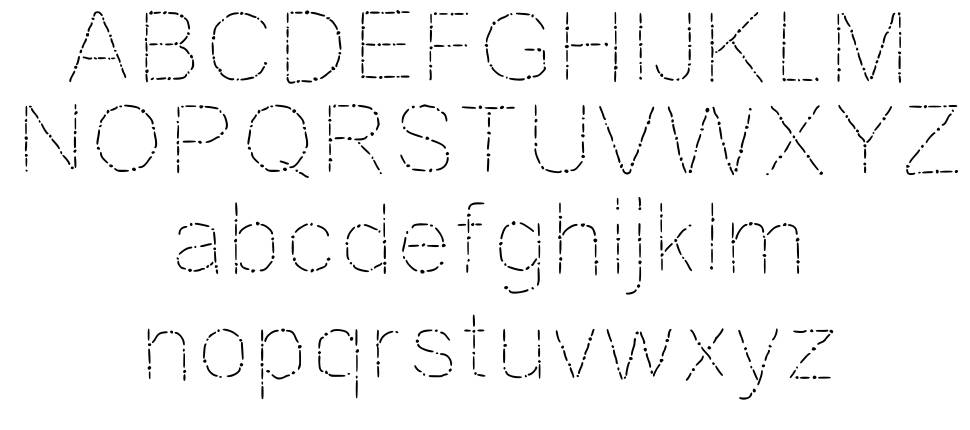 JD Rosaria フォント 標本