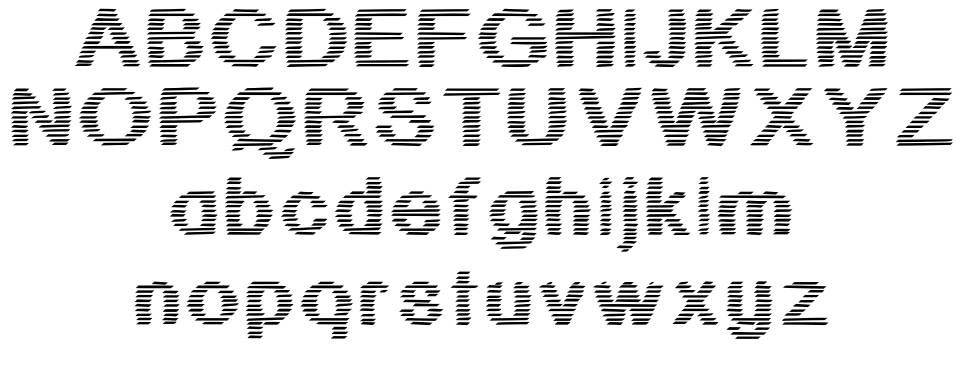 JD Stripex 字形 标本