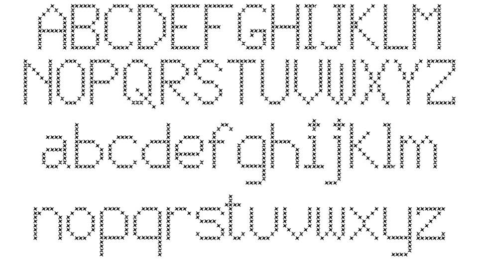 JD Vortex フォント 標本
