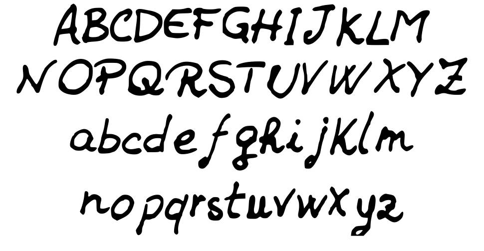 JDHands font Örnekler