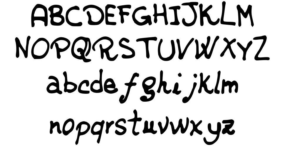 JDRossella font Örnekler