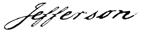 Jefferson 字形