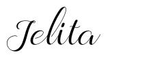 Jelita 字形