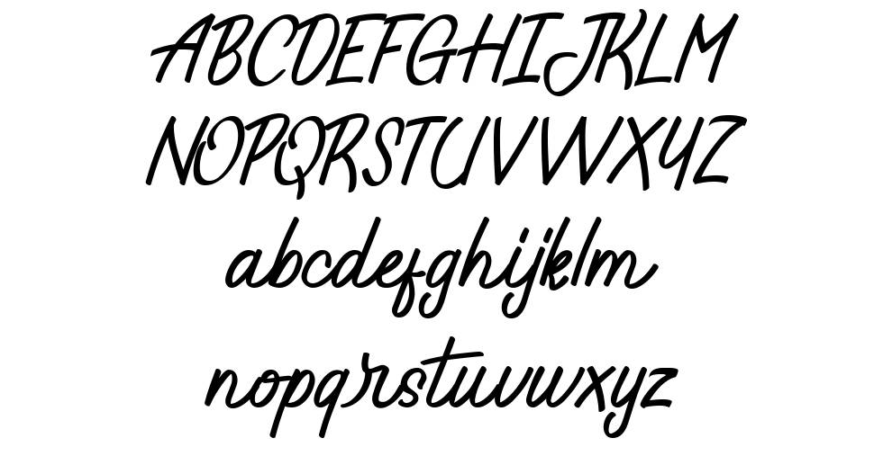 Jelly Belty font specimens
