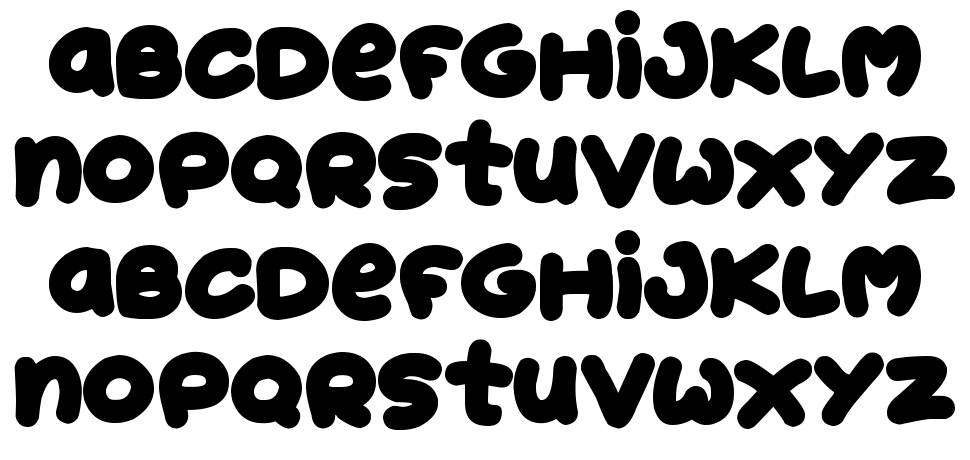 Jelly Donuts font specimens