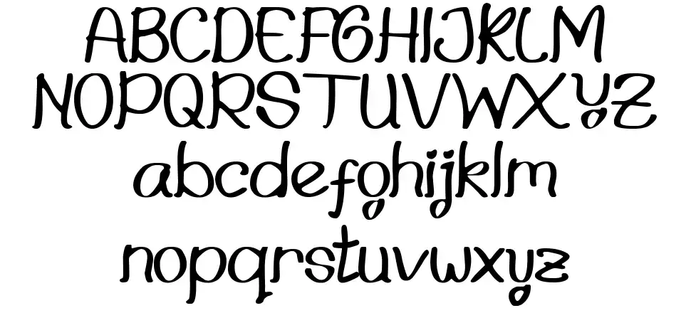 Jellyciousfont specimens