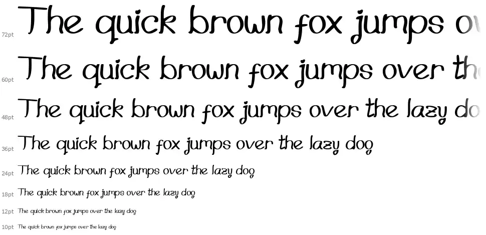 Jellyciousfont waterfall
