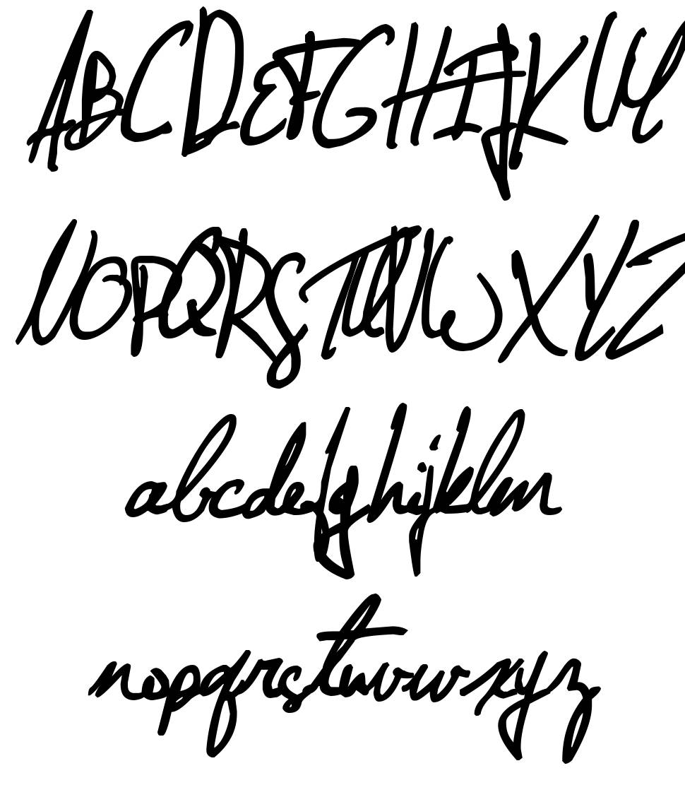 Jellyka - Nathaniel a Mystery font