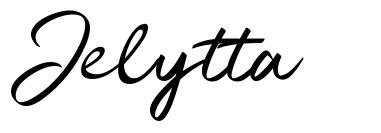 Jelytta шрифт