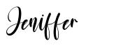 Jeniffer font