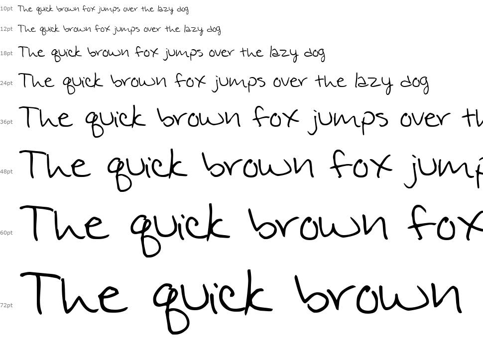 Jennifer's hand writing шрифт Водопад