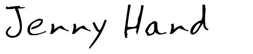 Jenny Hand шрифт
