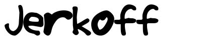 Jerkoff шрифт