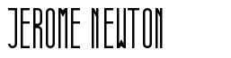 Jerome Newton font