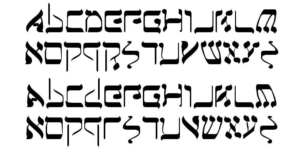 Jerusalem 字形