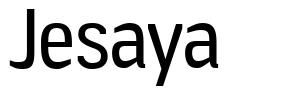 Jesaya шрифт