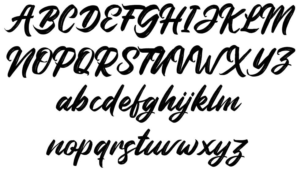 Jhandice font specimens