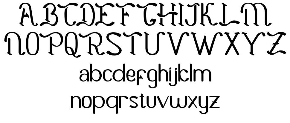 Jhaneponto font Örnekler