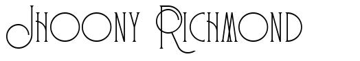 Jhoony Richmond font