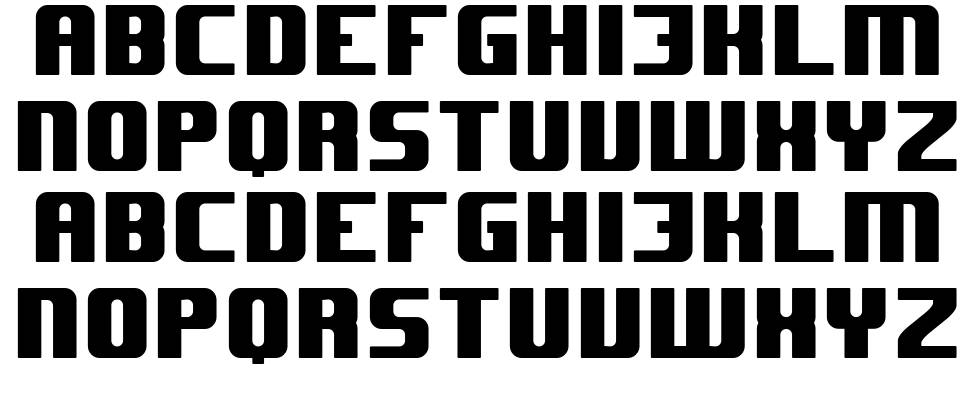 JHUF font specimens