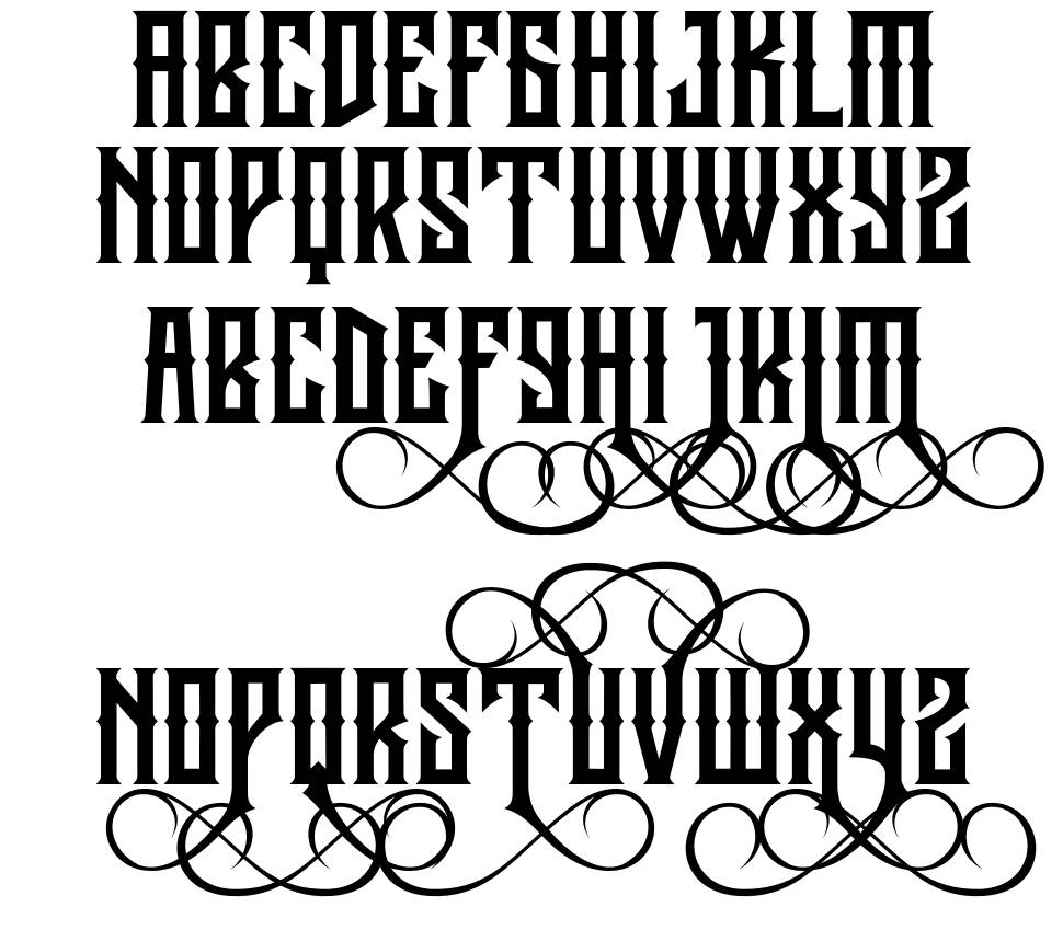Jibriel Small Caps font Örnekler