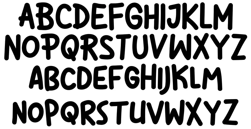 Jicama Days font specimens