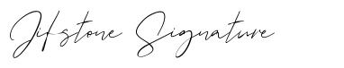 Jifstone Signature font