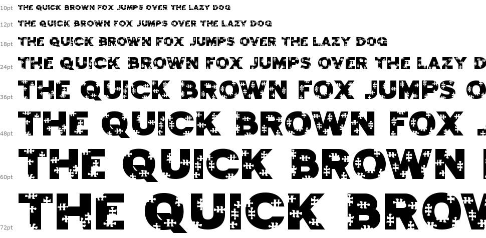 JigsawTrouserdrop-Regular font Şelale
