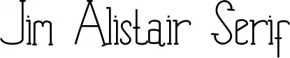 Jim Alistair Serif