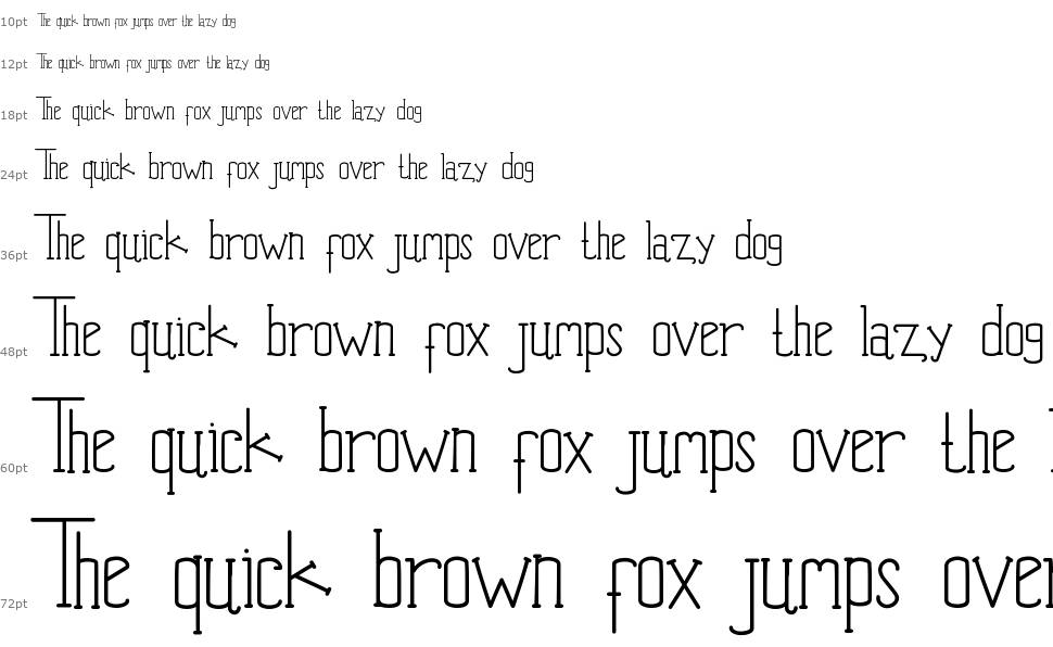 Jim Alistair Serif шрифт Водопад