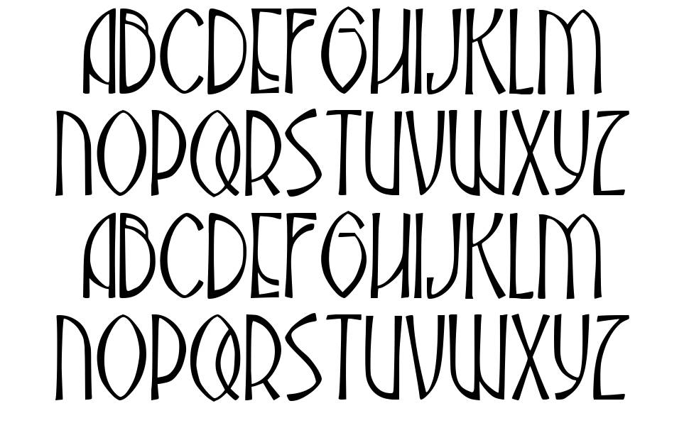 JMH Abadesa font Örnekler