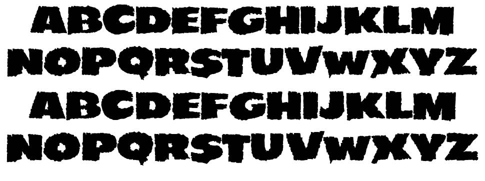 JMH Eerie フォント 標本