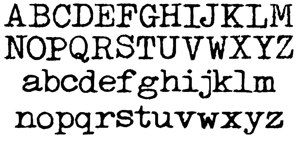 JMH Hermes 3000 フォント 標本