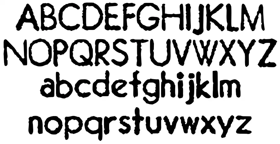 JMH Typewriter Sansfont specimens