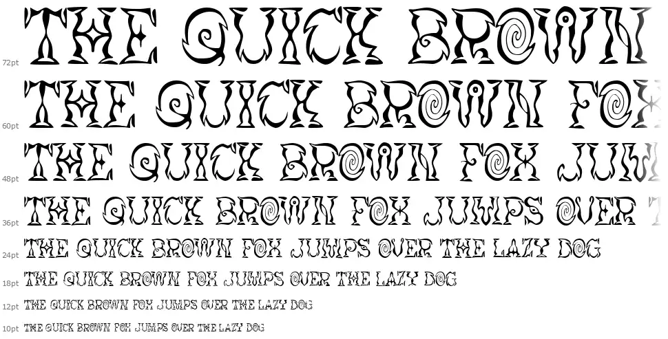 JMH Vortice font by Morón FontRiver