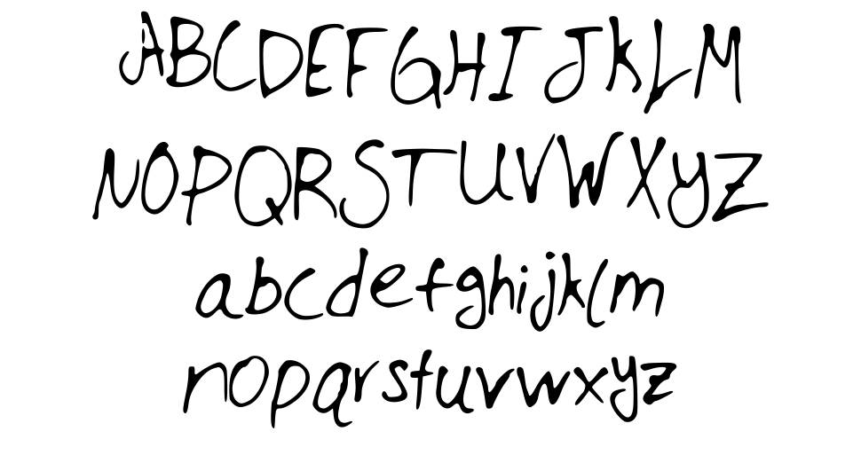 JMillmanuscript 字形 标本