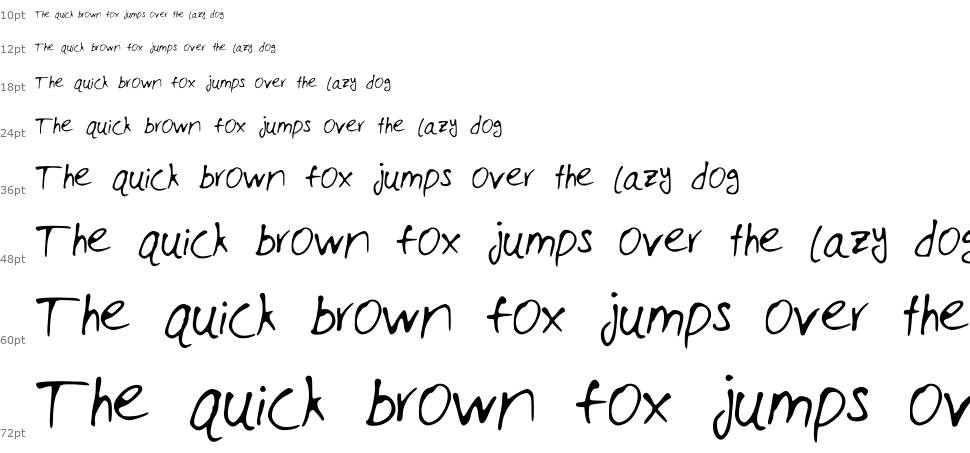 JMillmanuscript font Waterfall