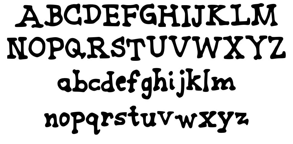 Joanne Marker Serif font specimens