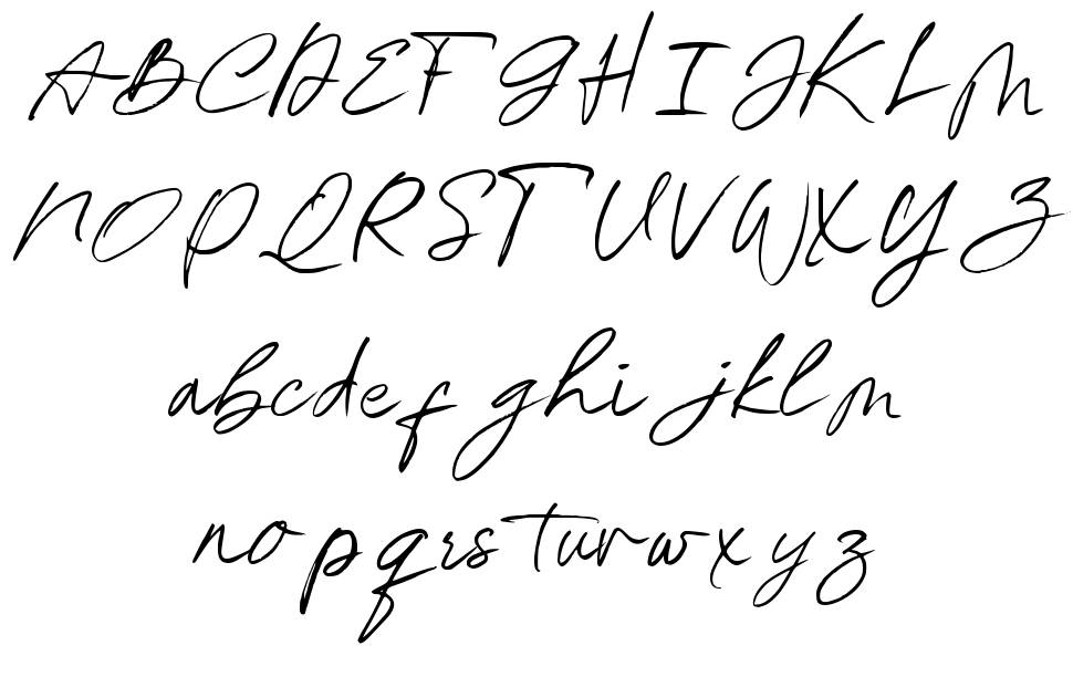 Jockwatt písmo Exempláře