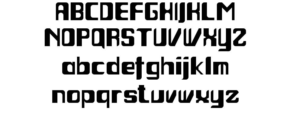 Jocoba font specimens