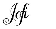 Jofi schriftart