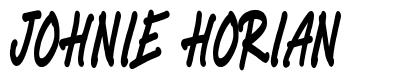 Johnie Horian 字形